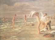 Max Liebermann Bathing Youths (nn02) oil painting artist
